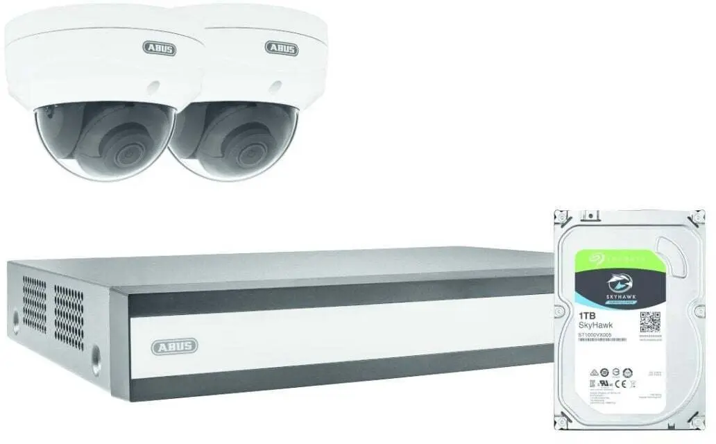 ABUS TVVR36423D PoE videonovērošanas komplekts ar