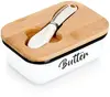 Vilde 139515 Butter Dish with Bamboo Lid and Knife Photo 7