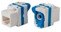 Keystone модуль Cat6A UTP безинструментальный белый KESW6ANZIPX