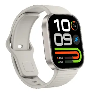 Viedpulkstenis Xiaomi Redmi Watch 6 Lite ar 1.96" AMOLED skārienekrānu, GPS, Bluetooth, sirdsdarbības monitoru un pelēku siksniņu