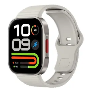 Xiaomi Redmi Watch 6 Lite Smartwatch with 1.96" AMOLED Touchscreen, GPS, Bluetooth, Heart Rate Monitor and Grey TPU Band