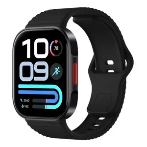 Xiaomi Redmi Watch 6 Lite Smartwatch with 1.96" AMOLED Touchscreen, GPS, Heart Rate Monitor, and Black TPU Band