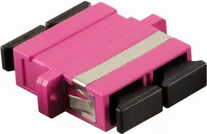 Logilink SC Duplex Fiber Adapter with Flange Violet FA01SC4