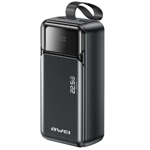 Ārējais akumulators Awei PA-105 40000 mAh 22.5W Power Delivery ar 3 USB-C portiem