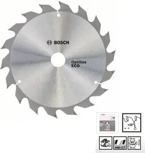 Bosch Optiline Wood Circular Saw Blade 190 x 20 mm with 48 Teeth
