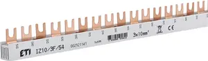 ETI IZ10/3F/54 Busbar 3-Phase 54 Modules 10 mm²