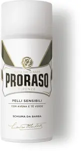Пена для бритья Proraso Sensitive Skins 300 мл с зеленым чаем и экстрактом овса