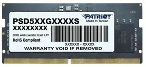 Patriot Signature 16GB DDR5 5600MHz CL46 SODIMM Laptop RAM Memory Module Bulk