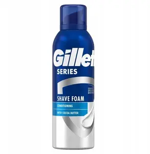 Procter Gillette Series Hydratant Увлажнённая пена для бритья с маслом какао 250мл