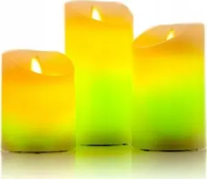 InnovaGoods multicolour LED candle desk lamp with realistic flame effect for interior illumination