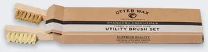 Kaps Otter Wax Tampico and Horsehair Brush Set BTW879510