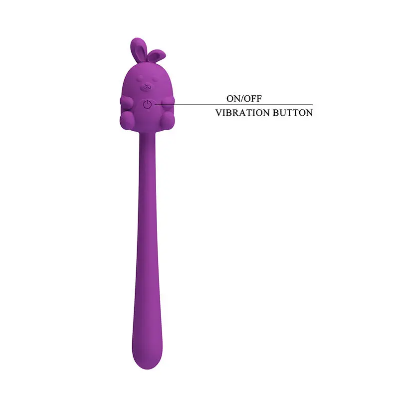 Вибратор Hightech Cute Bunny Flirting Stick Purple Photo 2