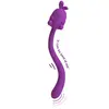 Вибратор Hightech Cute Bunny Flirting Stick Purple Photo 5