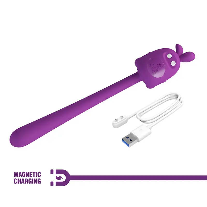 Вибратор Hightech Cute Bunny Flirting Stick Purple Photo 6