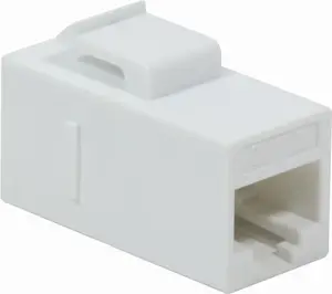 LogiLink Keystone Coupler Cat.6 UTP 2xRJ45 White