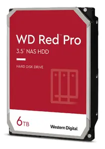 Western Digital Red Pro 6 TB Cietais disks 3.5 Collas SATA 6Gb/s 7200RPM 256MB Cache