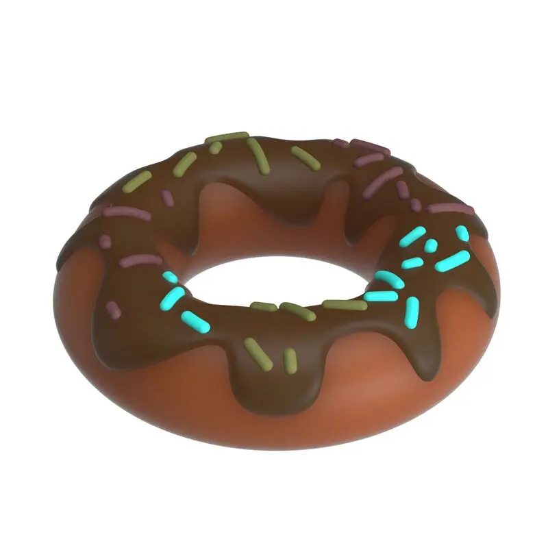 FOR HIM Super Donut Penis Ring Brown Photo 5