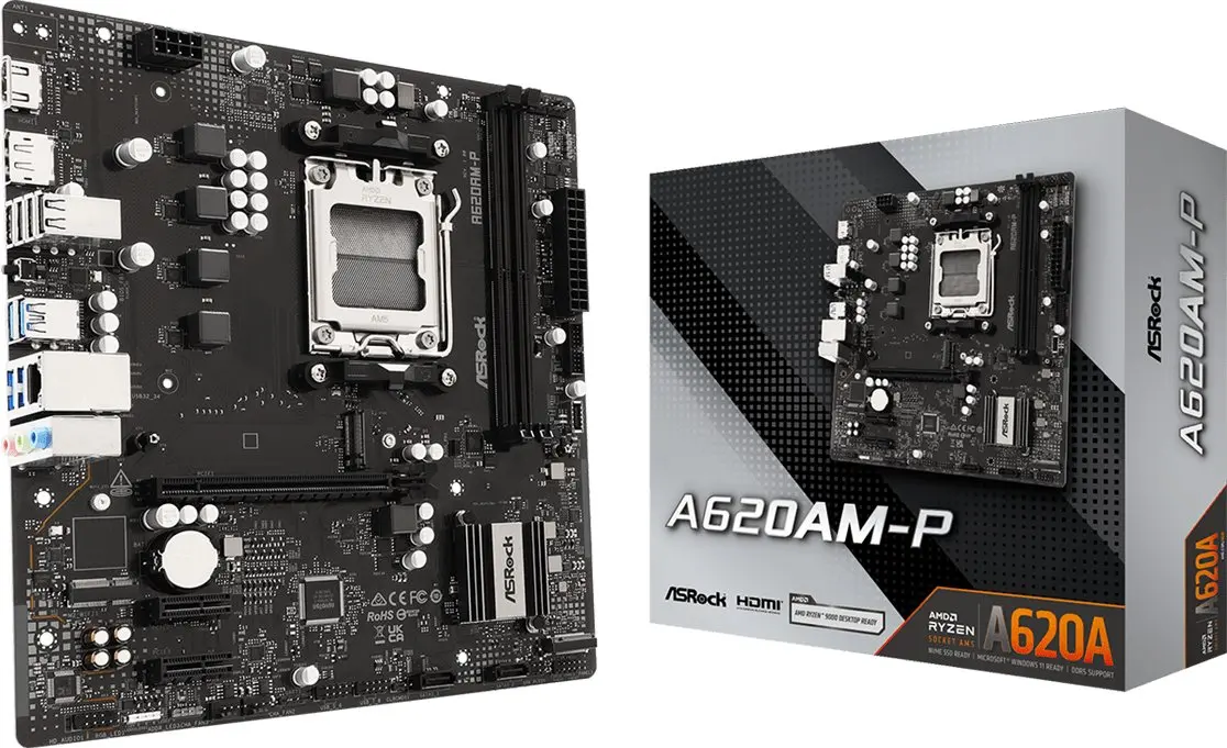 Mātesplate ASRock A620AM-P AMD A620A Socket