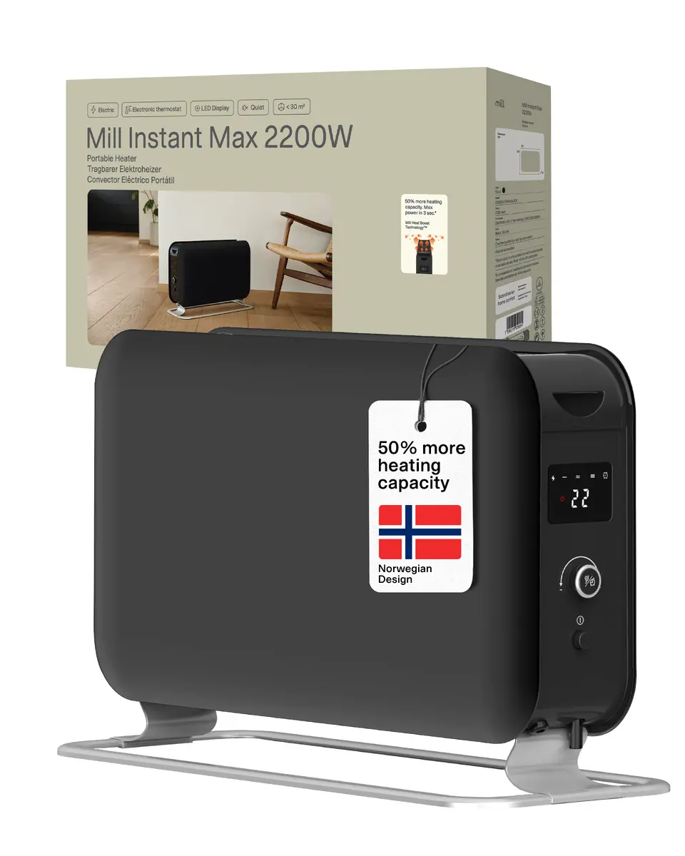 Mill Instant Max Led Pārnēsājams konvekcijas