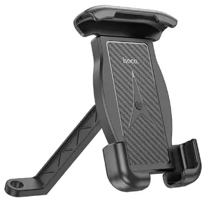 HOCO CA119 Motorcycle Rearview Mirror Smartphone Holder Black