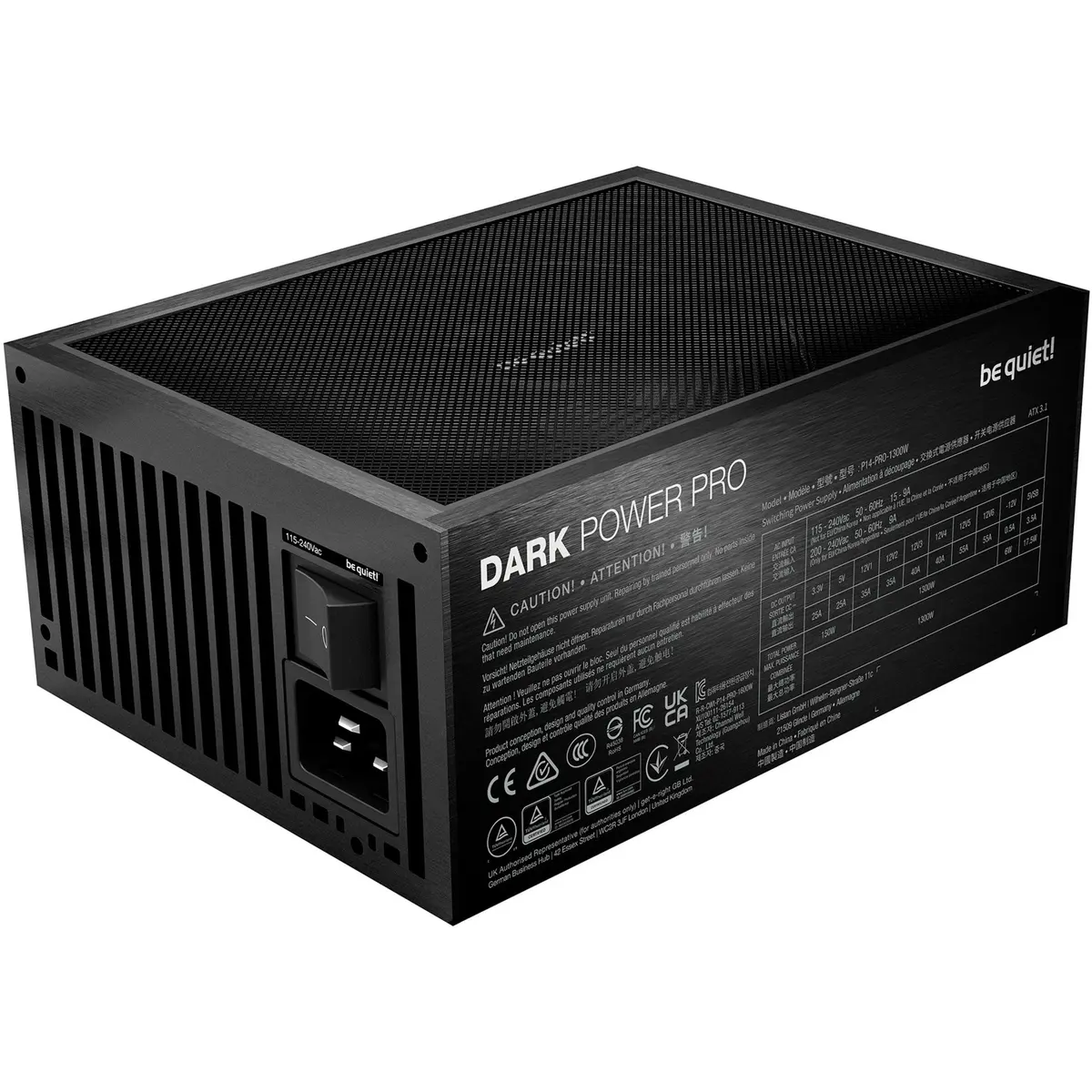 Barošanas bloks be quiet! Dark Power Pro 14 IO 1300W Photo 3