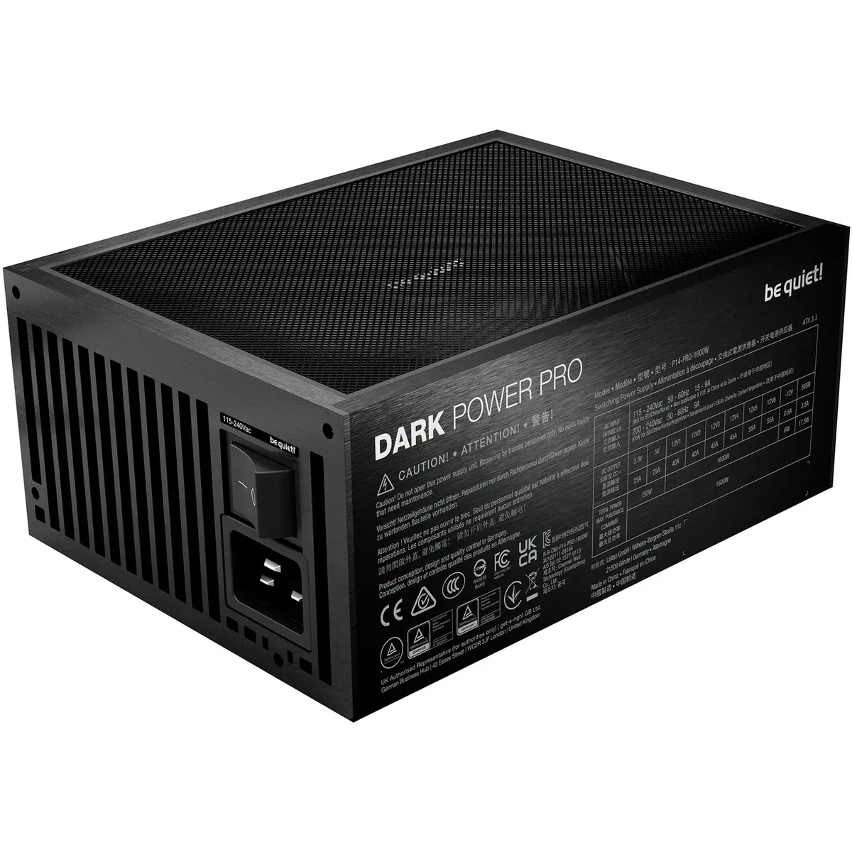 Barošanas bloks bequiet! Dark Power Pro 14 IO 1600W Photo 2