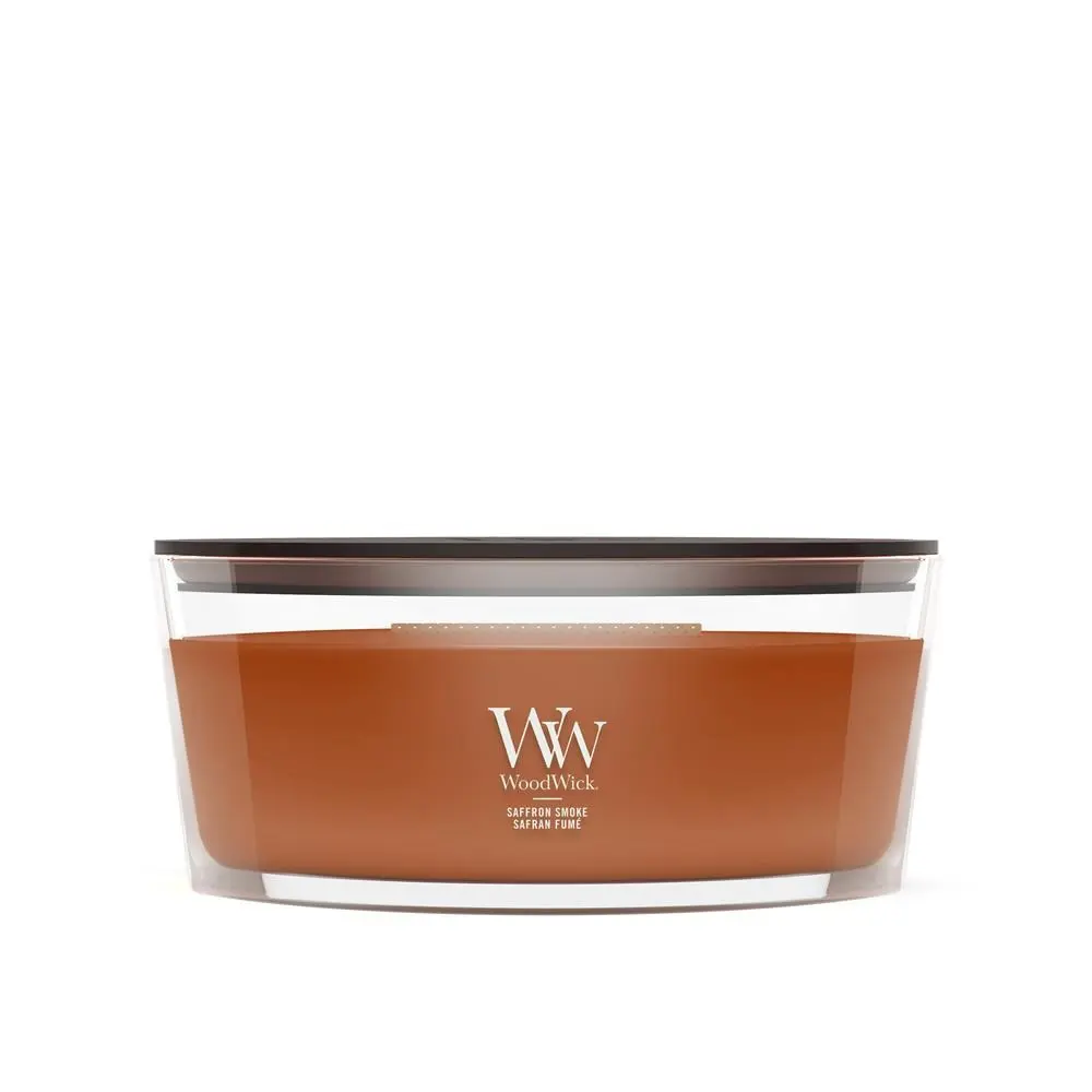 WoodWick Saffron Smoke Aromātiskā Svece Elipse