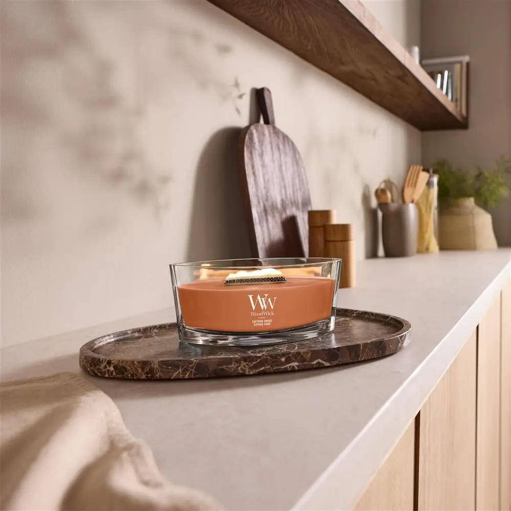 WoodWick Saffron Smoke Ellipse Candle 453.6g Photo 2