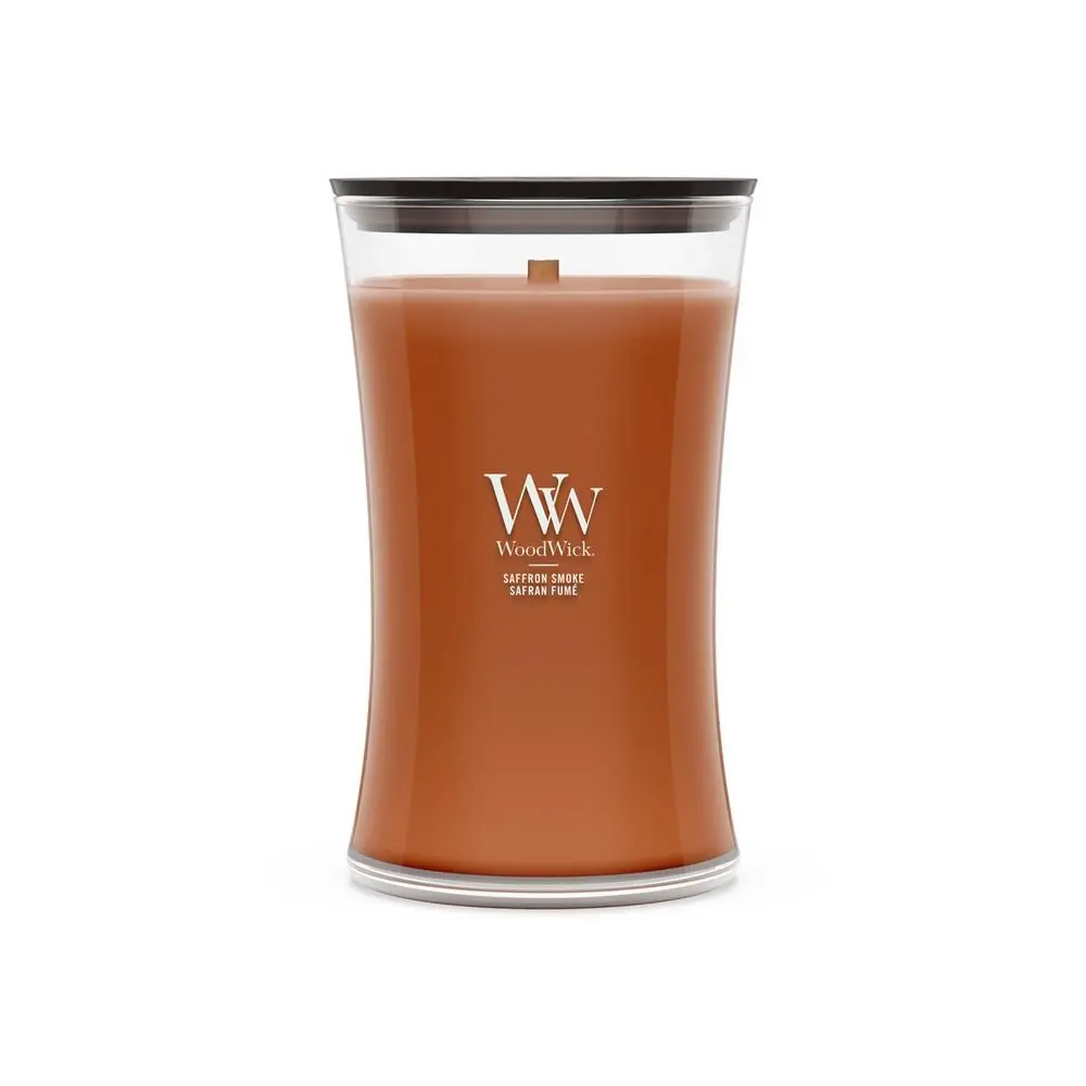 WoodWick Saffron Smoke liela aromātiskā svece