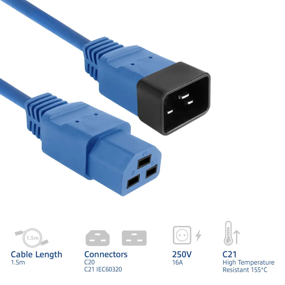 ACT AK5366 C20 to C21 Powercord Photo 2