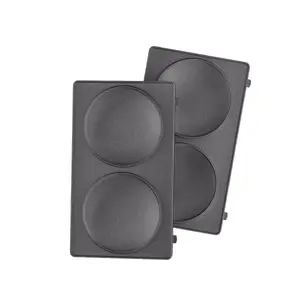 Tefal XA8110F0 Snack Collection Replacement Plate for Sandwich Maker Black