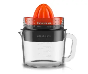 Taurus Citrus Glass elektriskā citrusaugļu spiede 1 L 30 W melna, sarkana, caurspīdīga