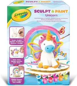 Crayola DIY Kit Sculp and Paint Unicorn Model 4030103-1667