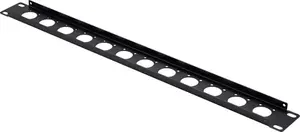 Renkforce RF-7116962 19-дюймовая полок для сетевого шкафа 1U на 12 портов черная