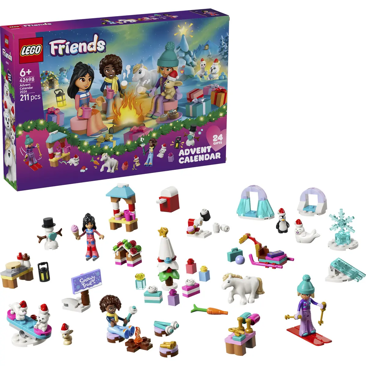 LEGO Friends 2026. gada Adventes kalendārs