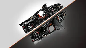 Конструктор LEGO Technic Koenigsegg Sadair's Spear Megacar с подвижными элементами и механическими деталями