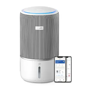 Philips PureProtect Water 3400 Series AC3420/10 Air Purifier White HEPA filter 5 speeds 43 W 51 dB 300 m³/h 78 m²