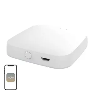 MOES ZHUB-W Bezvadu viedā vārteja ar ZigBee un Wi-Fi savienojumu mājas automatizācijas sistēmām