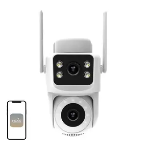 MOES WCM-Q29 8MP Dual-Lens Wi-Fi IP Camera with Wireless Connectivity