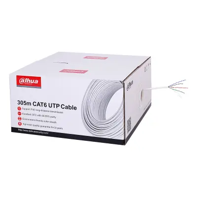 Dahua PFM923I-6UN-C Cat6 U/UTP Tīkla Kabelis