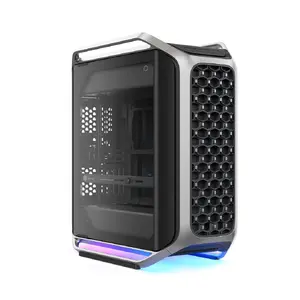 Cooler Master Cosmos ALPHA Full Tower PC Case Black and Silver with Side Window, ATX Motherboard Support, Cable Management, and Liquid Cooling Capability