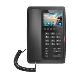 Fanvil H5W IP phone Black 2 lines Wi-Fi 3.5-inch display Power over Ethernet