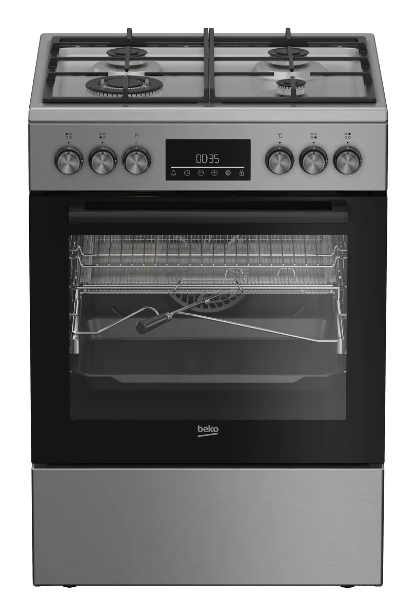 Freestanding cooker Beko FBMA61330GXDTN Stainless steel