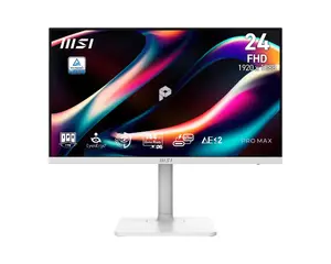 MSI PRO MAX 241PHW E14 Monitors 23.8 Collas IPS Full HD 144Hz 1ms Balts