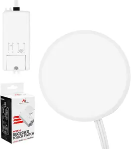 Maclean MCE824 Built-in Touch Switch, 110-240V AC, max. 600W load for LED, 40mm installation diameter