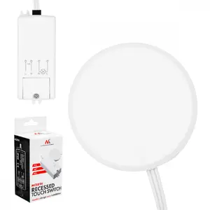 Maclean MCE824 Built-in Touch Switch, 110-240V AC, max. 600W load for LED, 40mm installation diameter