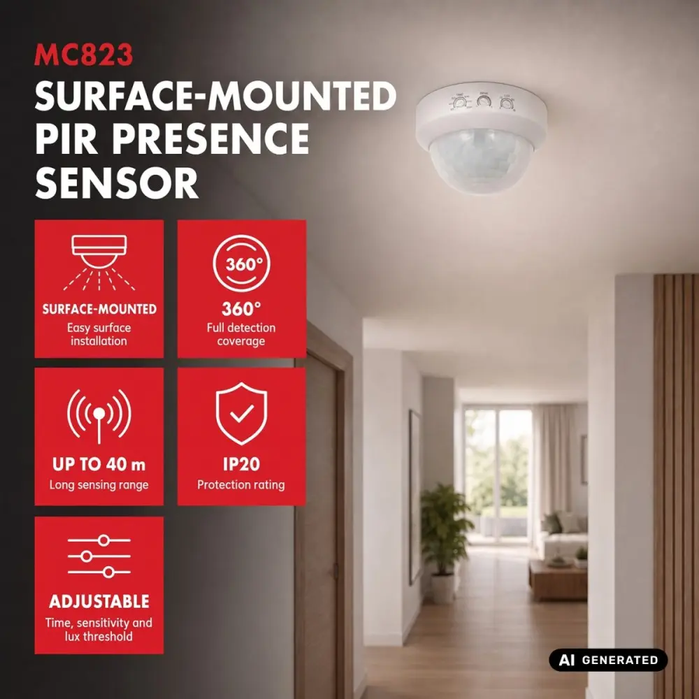 PIR Presence Sensor MACLEAN MCE823 Photo 3