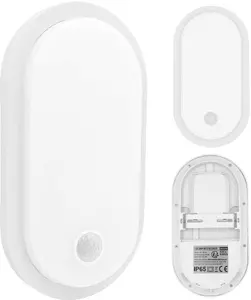MACLEAN MCE534 LED Floodlight with Motion Sensor PIR Black 10W 15W 18W IP65 Adjustable Color Temperature 3000K 4000K 6000K