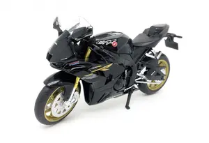 Pulio Motocikla Modelis 1/12 Mērogā Honda CBR1000 RR-R Melns