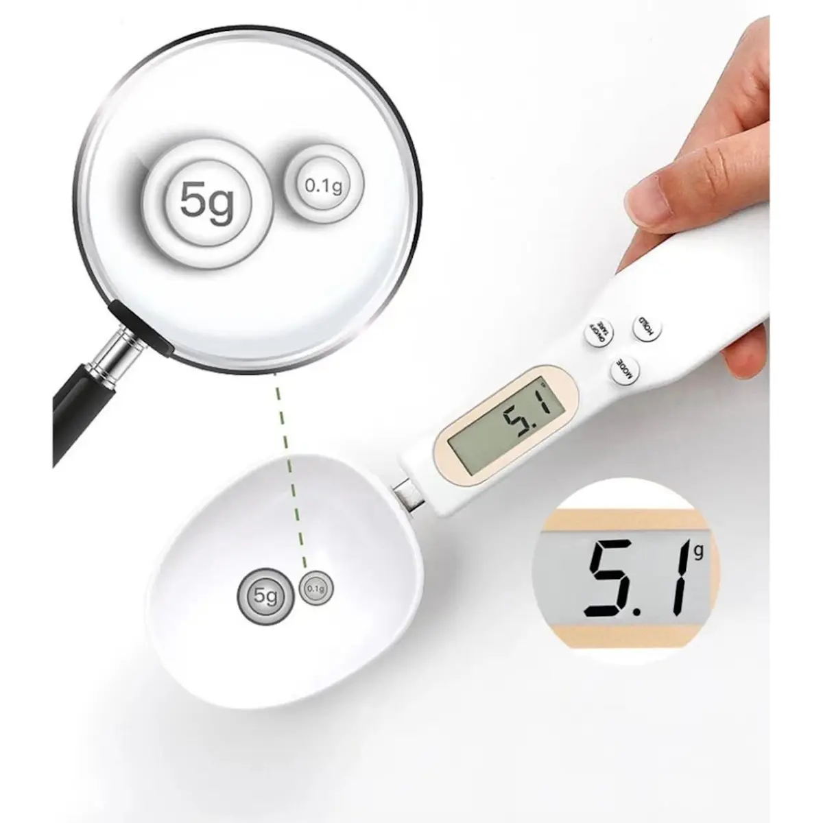 Riff RF-SPOON-SCALE Цифровая мерная ложка Photo 3